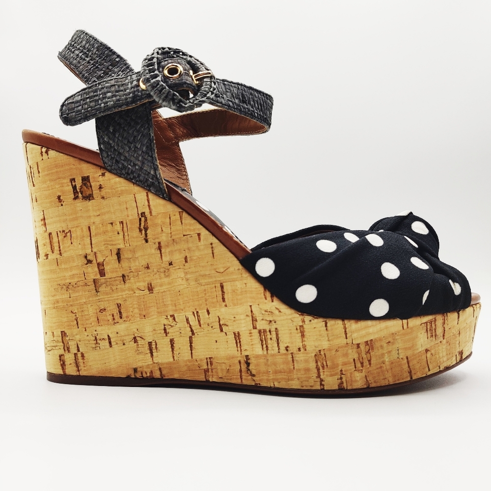Dolce & Gabbana Polka-dot Wedges - Picture 4 of 6